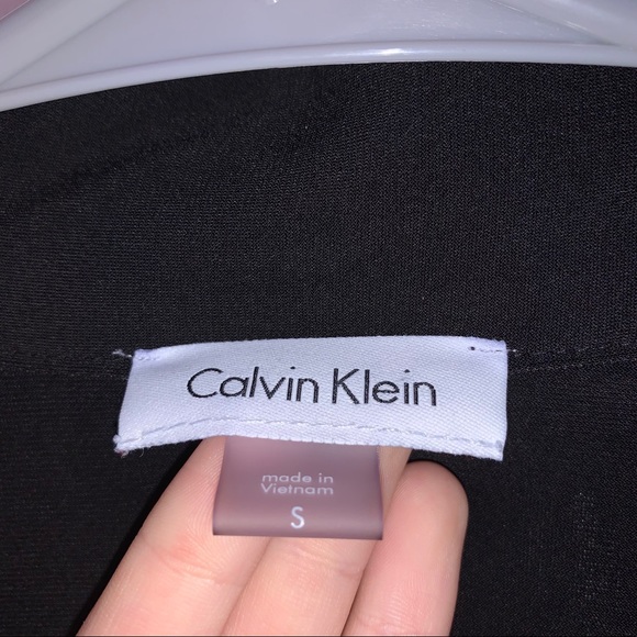 Calvin Klein Woman’s Basic Black Cardigan - Picture 4 of 4